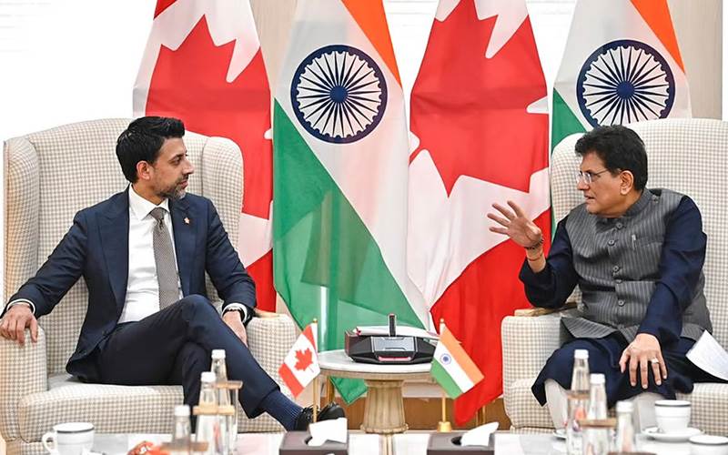 بھارت اور کینیڈا کا آزاد تجارتی معاہدے  کے لیے باضابطہ مذاکرات